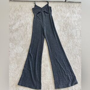 BCBG Glittery Black Jumpsuit